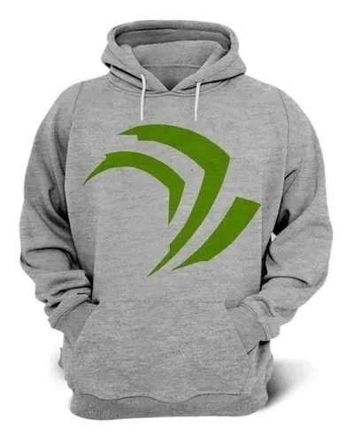 Buzo Canguro Niño O Adulto Nvidia Claw Logo Pc Video #a54