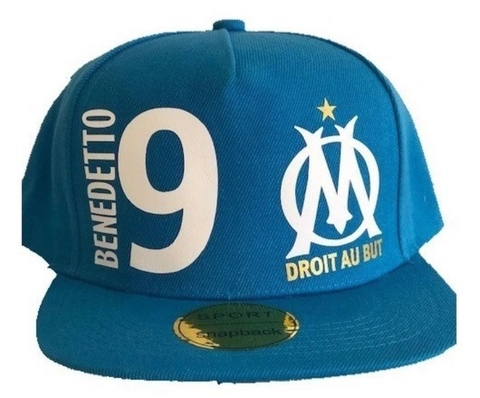 Gorra Plana Snapback Olympique de Marsella Benedetto 9