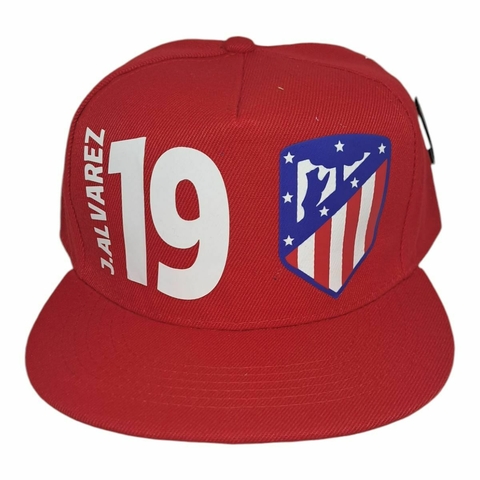 Gorra Plana Snapback Julian Alvarez 19 Atletico de Madrid