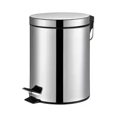 Cesto de Basura 5L PLATEADO Acero Inoxidable
