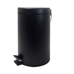 Cesto de Basura 5L NEGRO Acero Inoxidable en internet
