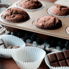 Muffinera Hudson X6 Antiadherente Molde Cupcakes Color Cobre en internet