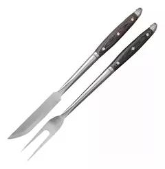 Set Parrilla Asado Hudson Linea Bbq Cuchillo Y Tenedor - comprar online