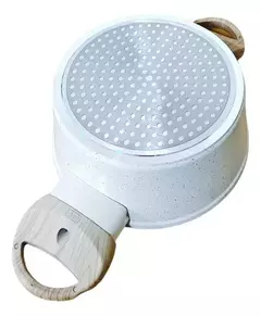 Cacerola Antiadherente Induccion 20cm Crema Granito Carol - Ciara Home Deco