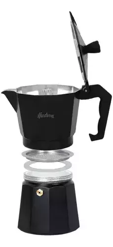 Cafetera Hudsón Total Black tipo italiana Capacidad 9 pocillos Total Black en internet