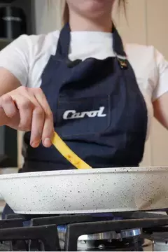 Sartén Inducción Antiadherente 30cm Granito Crema Carol