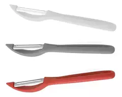 Pelapapa Plastico Cuchilla Acero Inoxidable Dentada Hudson - tienda online