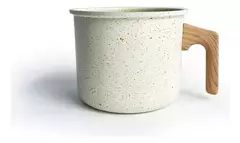Jarro 14 Cm Antiadherente Crema Granito Induccion Carol en internet