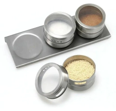 Especiero imantado con base 3 unidades