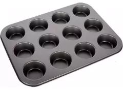 Molde de Teflon para Muffins X12 Cupcakes - Ciara Home Deco