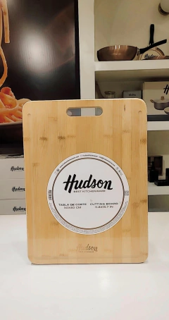 Tabla De Madera Bambú Cocina Hudson 30 X 40 X 1.5 Cm