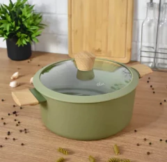 Batería Hudsón Olive Antiadherente 7 piezas en internet