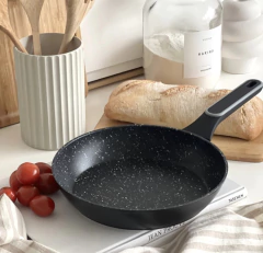 Sartén Inducción Antiadherente 22cm Granito Negro Carol - comprar online