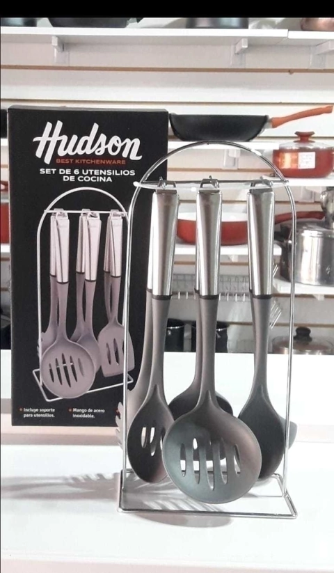 Set de Utensilios Hudson Nylon con soporte