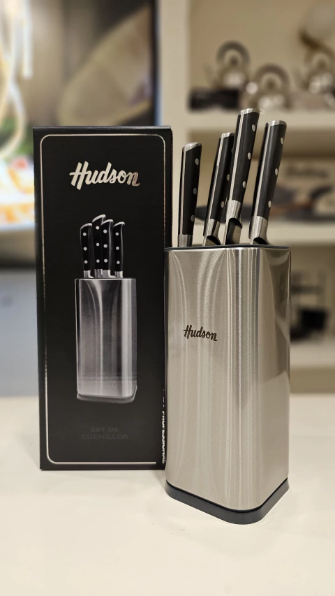 Set De 4 Cuchillos Hudson Linea Design Plateados