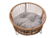 CAMA DECO REDONDA + ALMOHADON 80 CM - -  Mundo Perfecto Pets