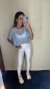 Cropped de tule - Azul bebê na internet