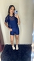 Cropped de tule - Azul Marinho na internet