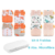 Kit com 8 fraldas ecológicas Happy Flute em diversas estampas, acompanhado de 8 absorventes de microfibra.