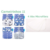Kit com 4 fraldas ecológicas Happy Flute em estampa Carneirinhos II e 4 absorventes de microfibra.