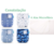 Várias Estampas - Kit com 4 Fraldas Ecológicas Reutilizáveis Happy Flute + 4 Abs Microfibra - loja online