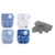 Várias estampas - Kit 4 Fraldas Ecológicas Happy Flute + 4 Abs de Carvão de Bambu