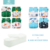Imagem do Kit com 8 Fraldas Ecológicas Happy Flute + 8 Abs de Microfibra