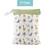 Saco impermeável com design de animais e plantas, ideal para armazenar fraldas ecológicas.