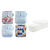 Várias Estampas - Kit 4 Fraldas Ecológicas Happy Flute + 8 Absorventes Microfibra - comprar online