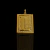 PINGENTE PLACA LETRA L - BANHADO A OURO 18K
