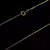CORRENTE RABO DE RATO 1.5MM (60CM) 5,5G - BANHADO A OURO 18K - comprar online