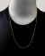 CORRENTE RABO DE RATO 1,5MM (70CM) - BANHADO A OURO 18K