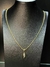 CORRENTE RABO DE RATO (1,5mm) - 60cm + PINGENTE RAIO CRAVEJADO - BANHADO A OURO 18K - comprar online