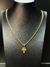 CORDÃO BAIANO (1,5mm) - 60cm + PINGENTE CRUZ DETALHES CRAVEJADO - BANHADO A OURO 18K - comprar online