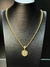 CORRENTE CORDÃO BAIANO (2mm) - 60cm + PINGENTE REDONDO CRAVEJADO - BANHADO A OURO 18K - comprar online