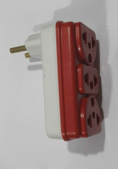 Adaptador 3 Saídas Deslocado – 10 e 20 Amperes - P008C - comprar online