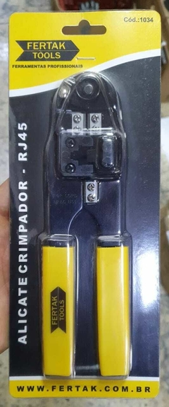 Alicate Crimpador 6 Rj45 - Fertak Tools - comprar online