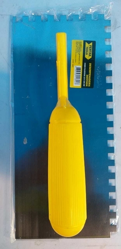 Desempenadeira de aço inox lisa dentada - comprar online