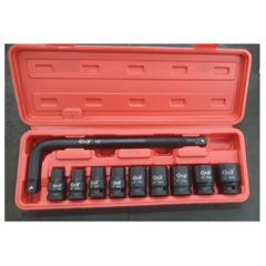 Chave Soquete Impacto 10-24mm Profissional Cromo 10pçs - Idea - JMS FERRAMENTAS