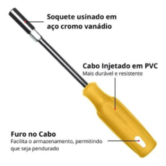 Chave Canhão 1/4, 7/16, 7/32 e 5/16 - Fertak na internet