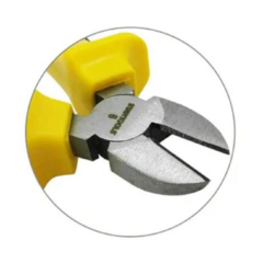 Alicate De Corte Diagonal 6'' Cabo Emborrachado Amarelo / Preto Pro Na Cartela - STARTOOLS na internet