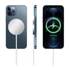 Carregador Magnético Sem Fio iPhone Magsafe 15W Carregamento Rápido - JMS FERRAMENTAS