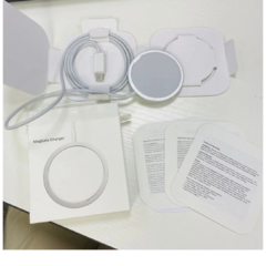 Carregador Magnético Sem Fio iPhone Magsafe 15W Carregamento Rápido - loja online