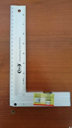 Esquadro Premium Alumínio 10' - 25.4mm na internet