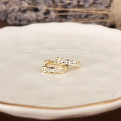 Aros Castilla en Plata 925 Dorado