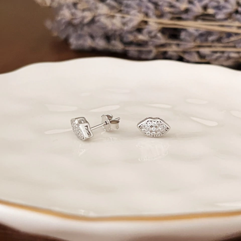 Aros Kiss en Plata 925