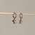 Aros Bear colgante en Plata 925 Rosé