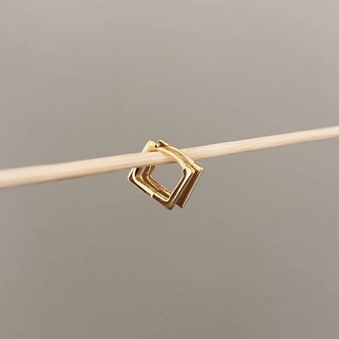 Aros Cataluña en Plata 925 Dorado