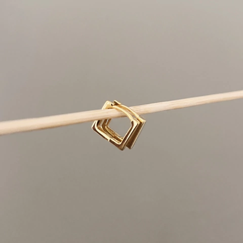 Aros Cataluña en Plata 925 Dorado