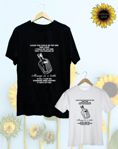 Remera TS Message In A Bottle